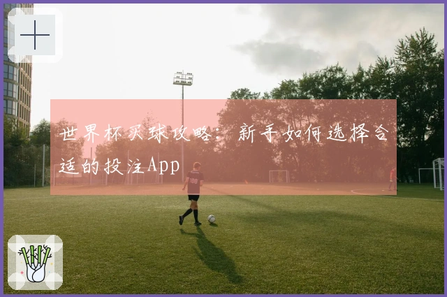 世界杯买球攻略：新手如何选择合适的投注App