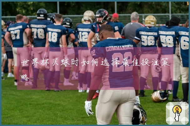 世界杯买球时如何选择最佳投注策略